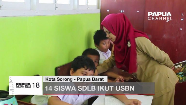 14 SISWA SDLB KOTA SORONG IKUT USBN