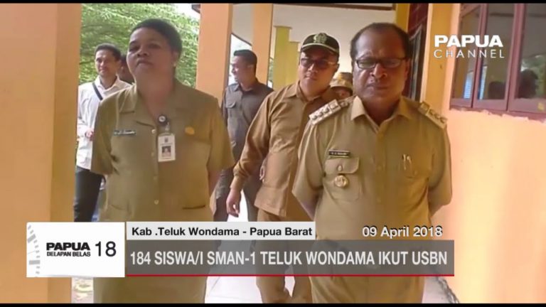 184 SISWA/i SMAN 1 TELUK WONDAMA IKUT USBN