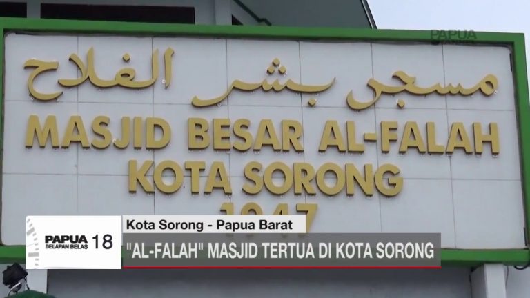 “AL-FALAH” MASJID TERTUA DI KOTA SORONG