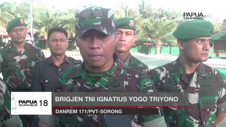 BERHASIL MEMBINA MASYARAKAT, PELDA YUSUF TERIMA PENGHARGAAN DARI KOREM 171 PVT SORONG