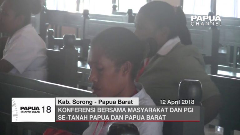 KONFERENSI BERSAMA MASYARAKAT DAN PGI SE TANAH PAPUA DAN PAPUA BARAT