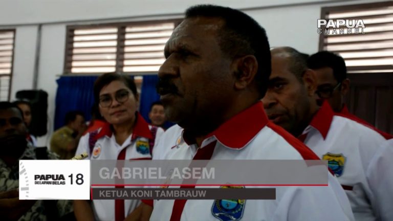 KONI TAMBRAUW DILANTIK, PENGURUS AKAN BEKERJA MAKSIMAL UNTUK PRESTASI TERBAIK