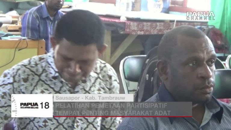 PELATIHAN PEMETAAN PARTISIPATIF TEMPAT PENTING MASYARAKAT ADAT