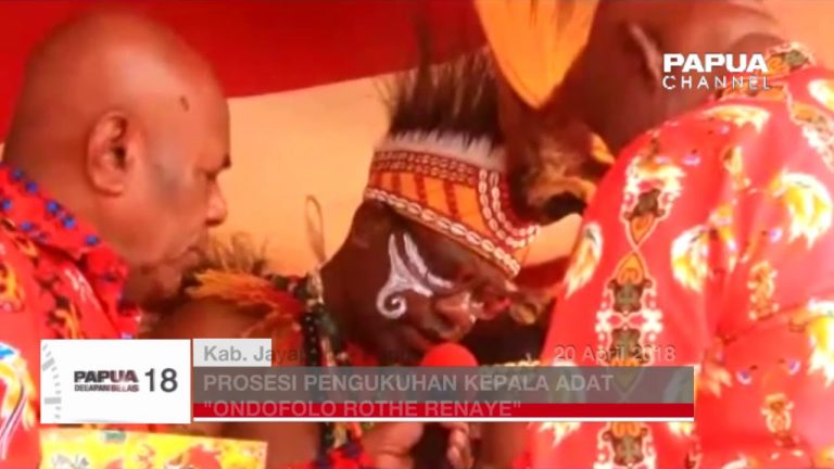 PROSESI PENGUKUHAN KEPALA ADAT “ONDOFOLO ROTHE RENAYE”