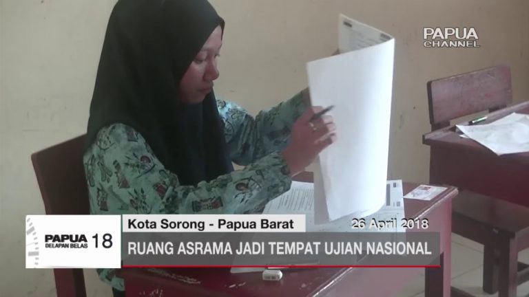 RUANG ASRAMA JADI TEMPAT UJIAN NASIONAL