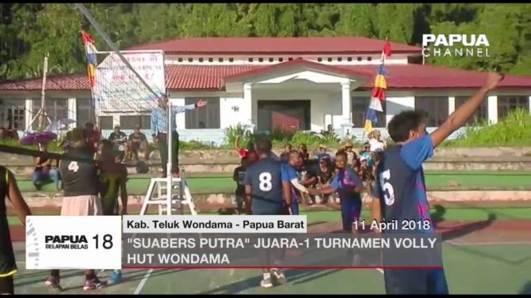 SUABERS PUTRA JUARA 1 TURNAMEN VOLLY HUT WONDAMA
