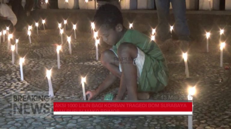 WARGA SORONG GELAR AKSI 1000 LILIN