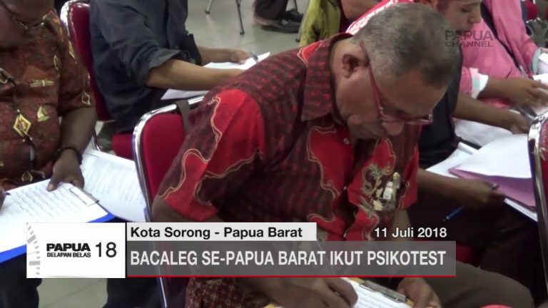 BACALEG SE-PAPUA BARAT IKUT TEST PSIKOLOGI