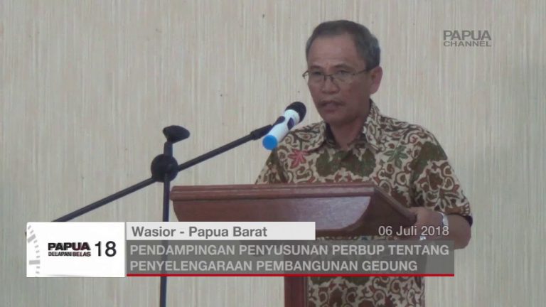 PENDAMPINGAN PENYUSUNAN PERBUP TENTANG PENYELENGARAAN PEMBANGUNAN GEDUNG DI TELUK WONDAMA