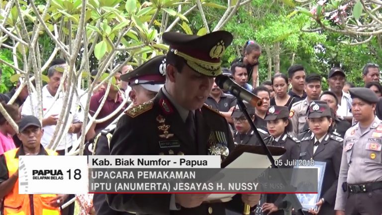 UPACARA PEMAKAMAN IPTU (ANUMERTA) JESAYAS NUSSY