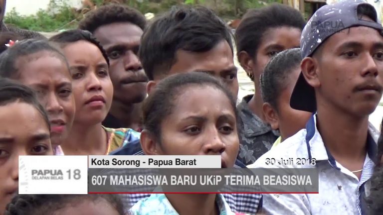 607 MAHASISWA BARU UKiP SORONG TERIMA BEASISWA