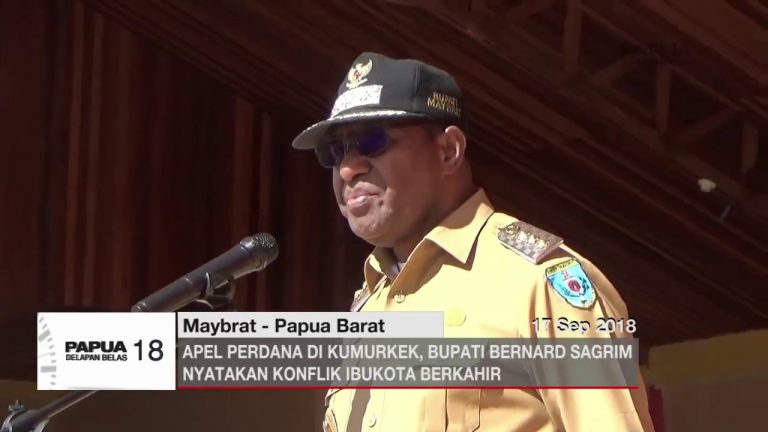 APEL PERDANA DI KUMURKEK, BUPATI BERNARD SAGRIM NYATAKAN KONFLIK IBUKOTA BERAKHIR