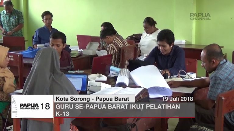 GURU SE-PAPUA BARAT IKUT PELATIHAN KURIKULUM 2013
