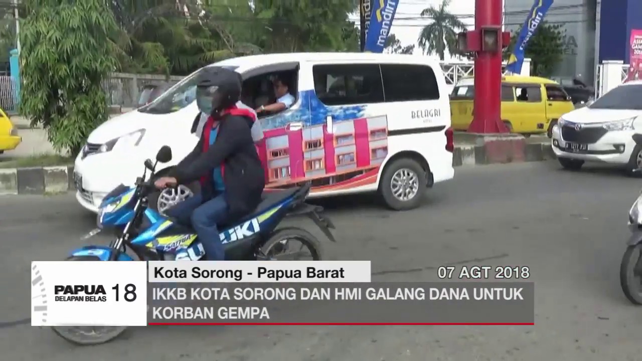 IKKB KOTA SORONG DAN HMI GALANG DANA UNTUK KORBAN GEMPA