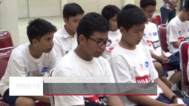 KOMINFO & KWI GELAR WORKSHOP ” GENERASI POSITIF THINKING “