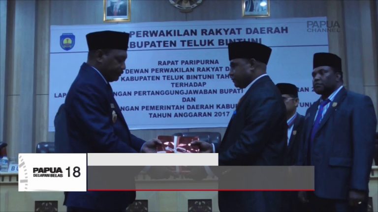 LKPJ TAHUN ANGGARAN 2017, APBD TELUK BINTUNI “DEFISIT”