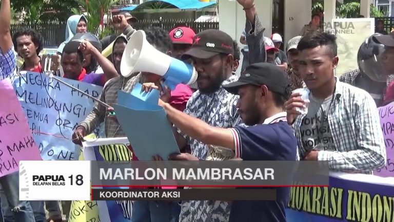 MERASA RUANG DEMOKRASINYA DIBATASI, PULUHAN MAHASISWA GELAR UNJUK RASA