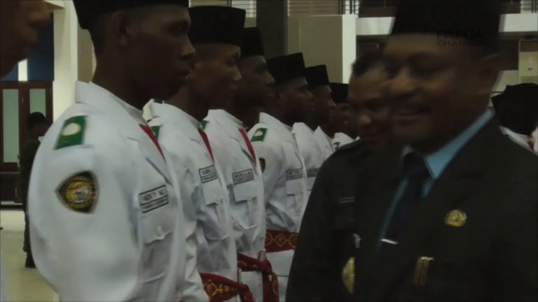 PENGUKUHAN PASKIBRA 2018 KAB. TELUK BINTUNI, PAPUA BARAT