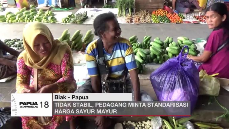 TIDAK STABIL, PEDAGANG MINTA STANDARISASI HARGA SAYUR MAYUR