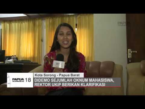 DIDEMO SEJUMLAH OKNUM MAHASISWA, REKTOR UKiP SORONG BERIKAN KLARIFIKASIDIDEMO SEJUMLAH OKNUM MAHASISWA, REKTOR UKiP SORONG BERIKAN KLARIFIKASI