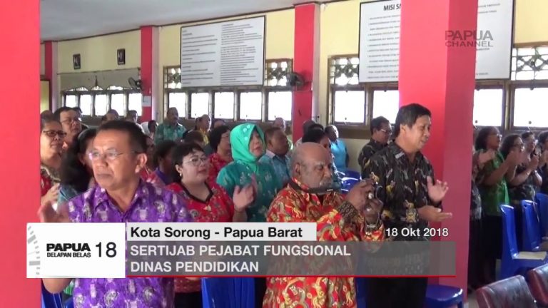 SERTIJAB PEJABAT FUNGSIONAL DINAS PENDIDIKAN KOTA SORONG