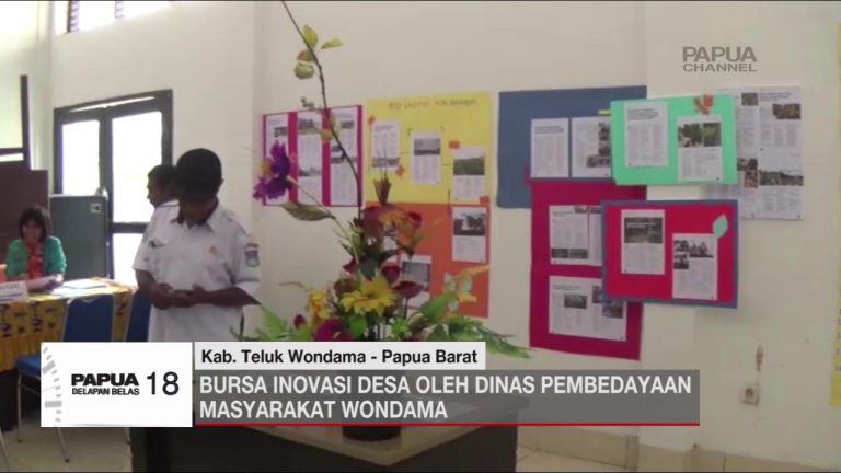 BURSA INOVASI DESA OLEH DINAS PEMBEDAYAAN MASYARAKAT WONDAMA