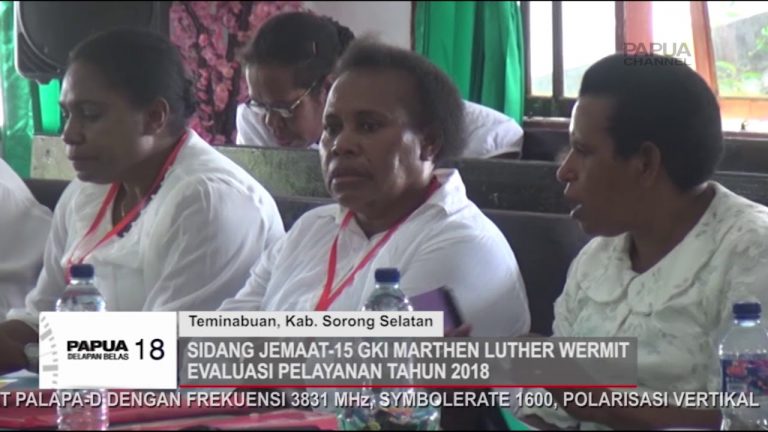 SIDANG JEMAAT-XV GKI MARTHEN LUTHER WERMIT EVALUASI PELAYANAN TAHUN 2018