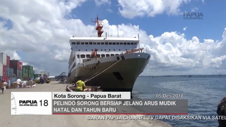 PELINDO SORONG BERSIAP JELANG ARUS MUDIK NATAL DAN TAHUN BARU