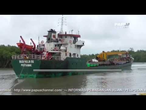 ARUS KENCANG, KAPAL KARGO HANTAM SPEEDBOAT DI PERAIRAN BINTUNI