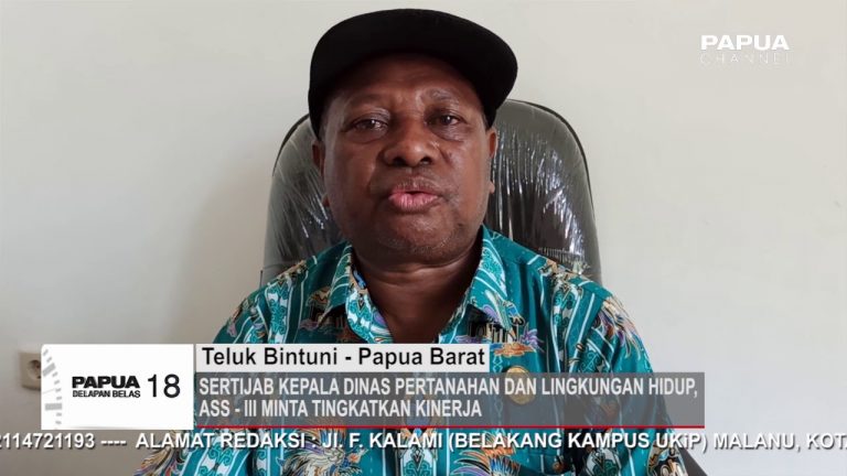 SERTIJAB KEPALA DINAS PERTANAHAN DAN LINGKUNGAN HIDUP BINTUNI, ASS III MINTA TINGKATKAN KINERJA