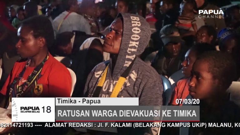 RATUSAN WARGA DIEVAKUASI KE TIMIKA