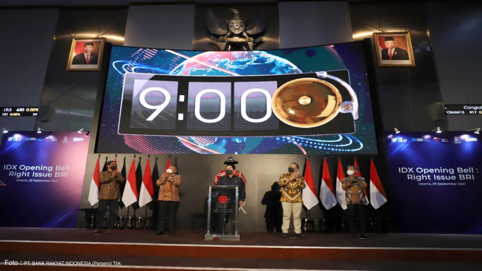 RIGHT ISSUE OVERSUBSCRIBED, BRI BERHASIL KUMPULKAN DANA 95,9 TRILIUN