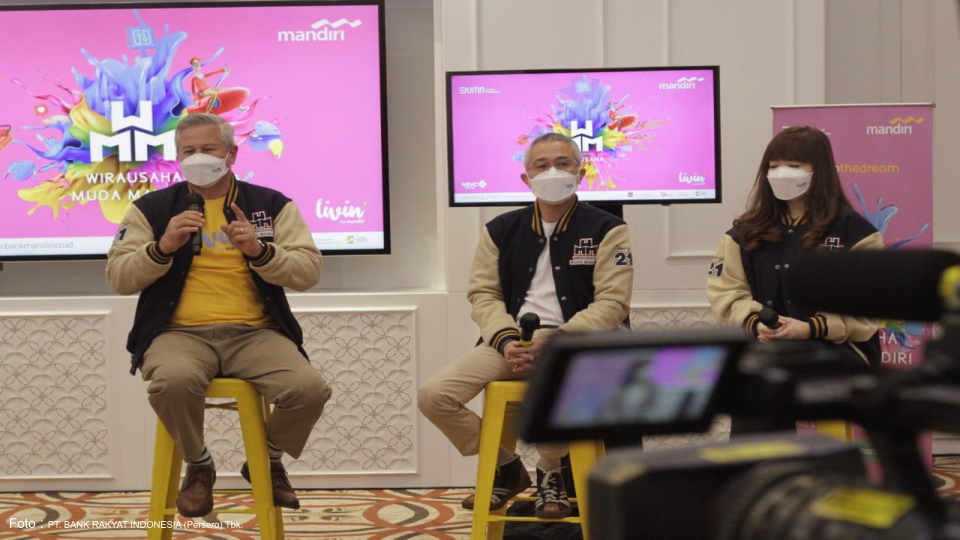 PACU GENERASI MUDA BERBISNIS, BANK MANDIRI GELAR WIRAUSAHA MUDA MANDIRI 2021