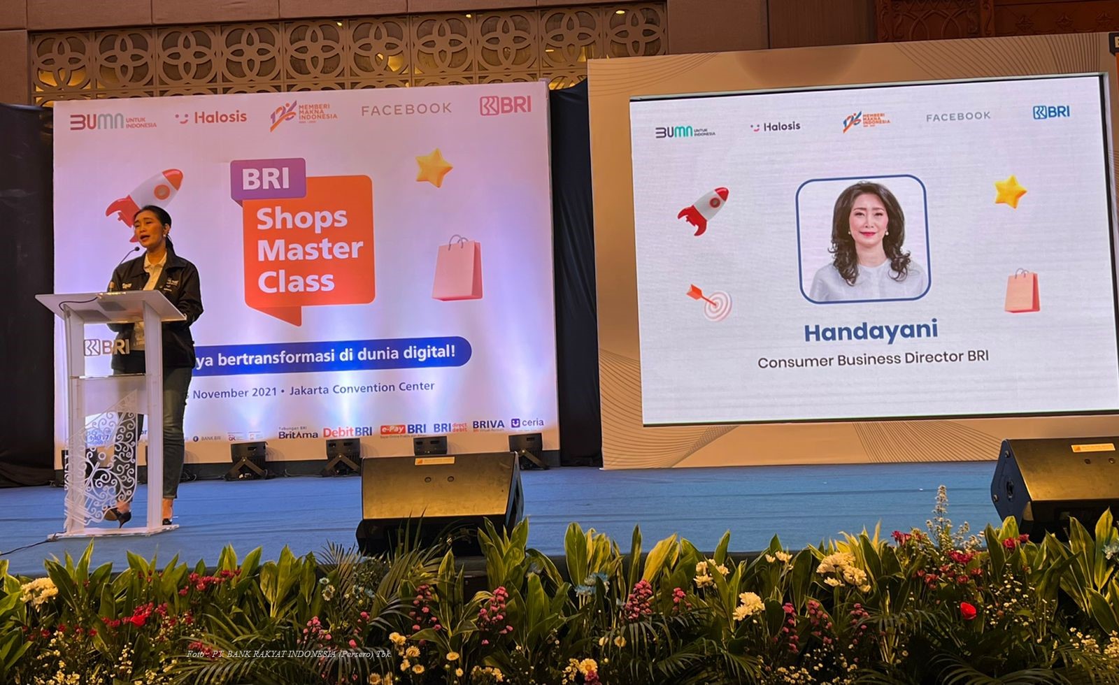 KOLABORASI DENGAN HALOSIS DAN FACEBOOK, BRI DORONG MITRA MERCHANT GO DIGITAL