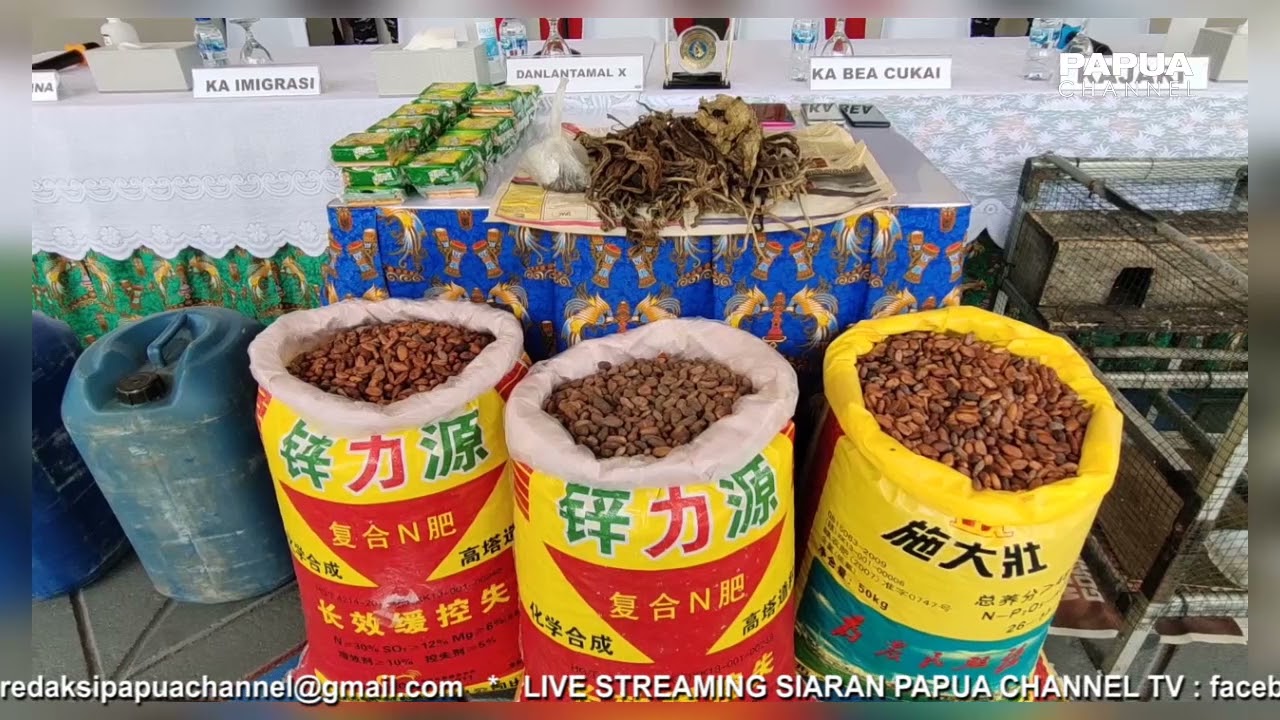 5 PELAKU PENYELUNDUPAN BARANG DARI PAPUA NUGINI DITANGKAP