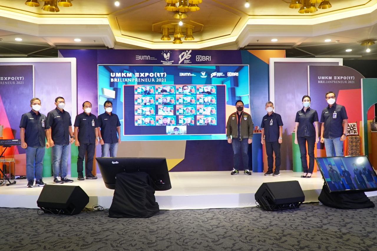 UMKM EXPO(RT) BRILIANPRENEUR 2021: MENGUSUNG UMKM INDONESIA TEMBUS PASAR GLOBAL