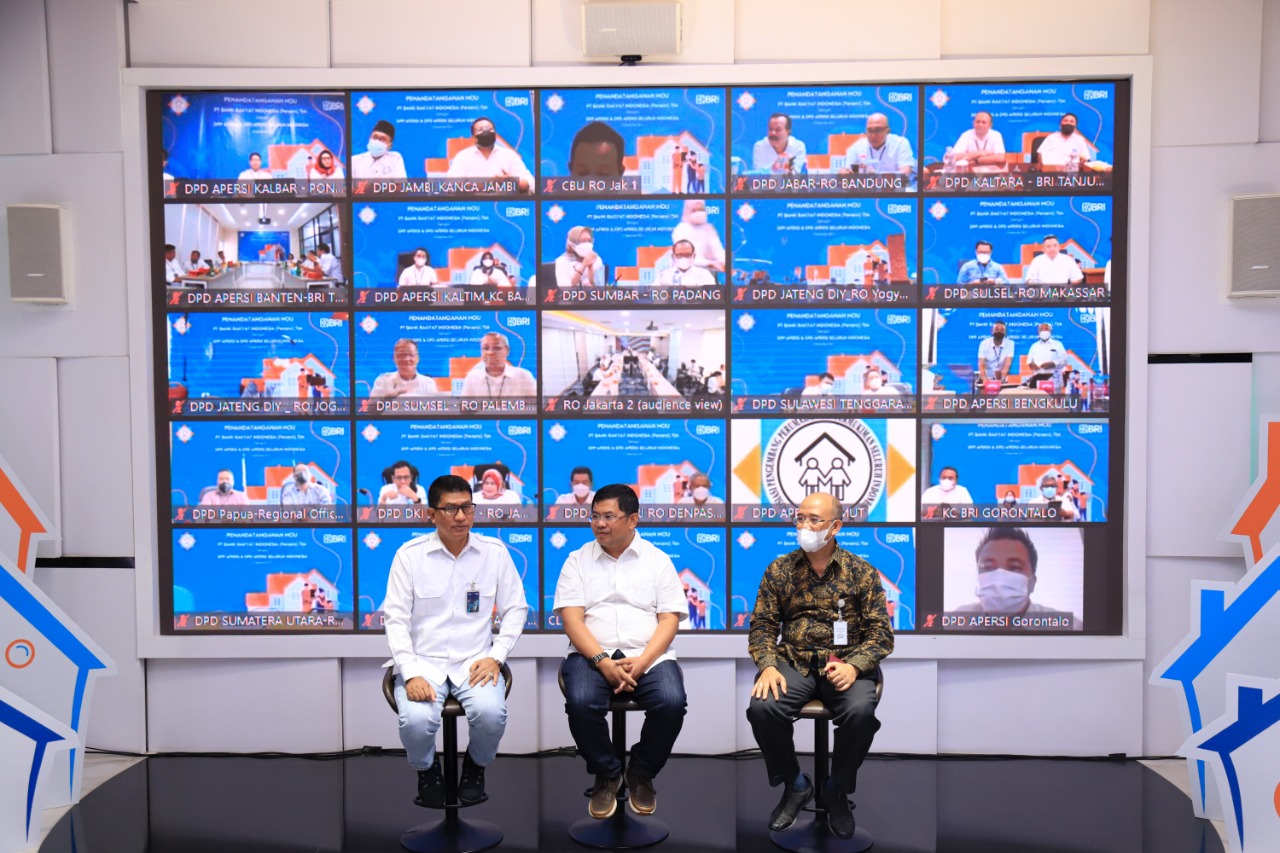 DUKUNG PEMULIHAN EKONOMI, BRI KERJA SAMA DENGAN APERSI WUJUDKAN HUNIAN UNTUK MASYARAKAT INDONESIA