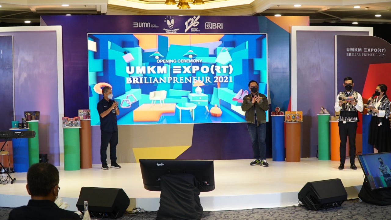 UMKM EXPO(RT) BRILIANPRENEUR 2021: TARGETKAN BUSINESS MATCHING SENILAI US$65 JUTA