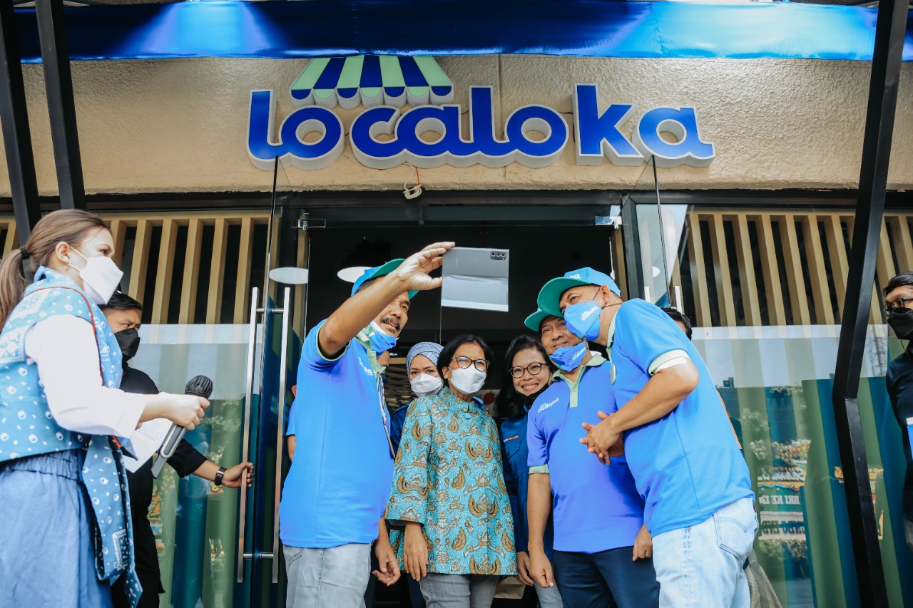 LUNCURKAN LOCALOKA, BRI HADIRKAN FRESH MARKET UMKM BINAAN & KLASTER USAHA 