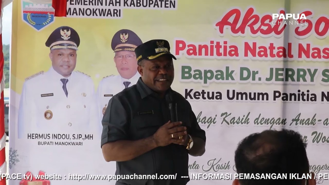 PANITIA NATAL NASIONAL BAGIKAN RIBUAN BINGKISAN DI MANOKWARI