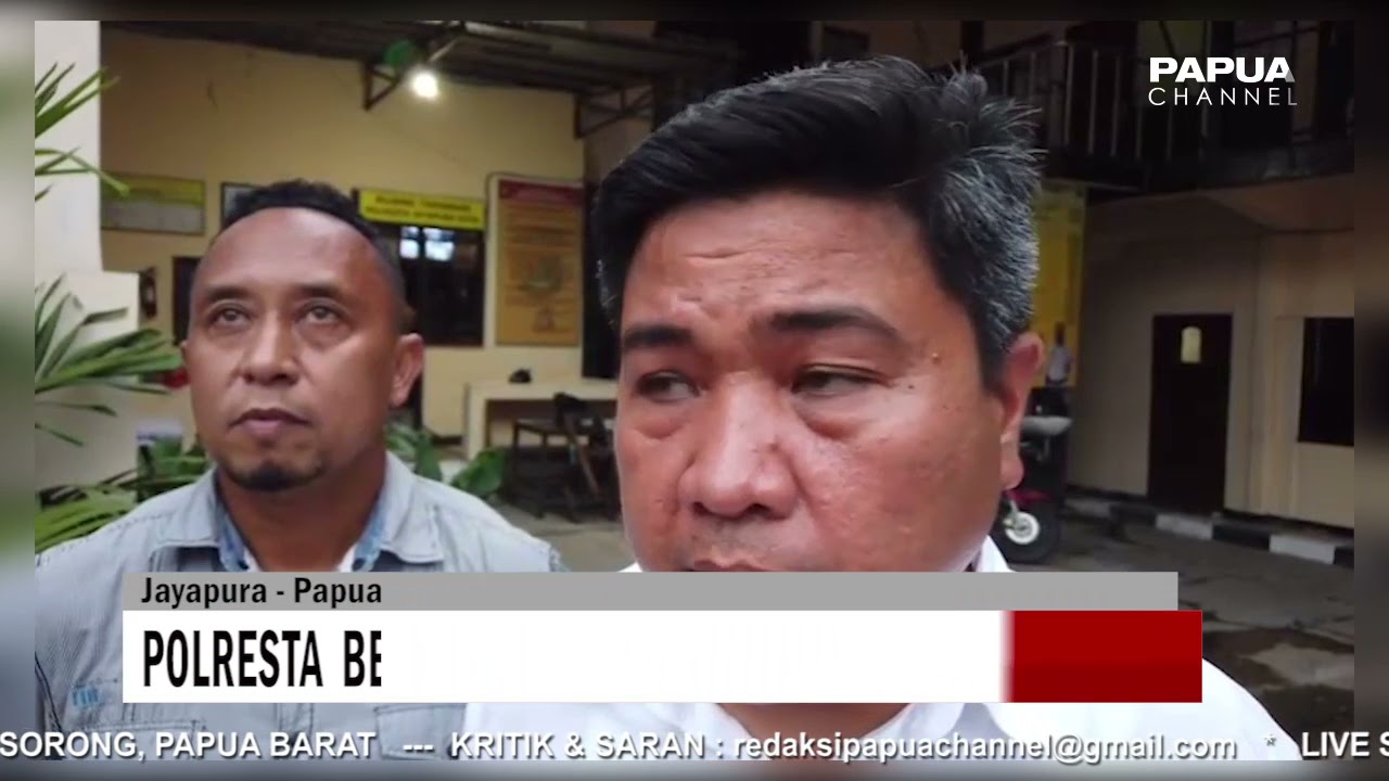 POLRESTA JAYAPURA BEKUK PELAKU PENCURIAN SENJATA API