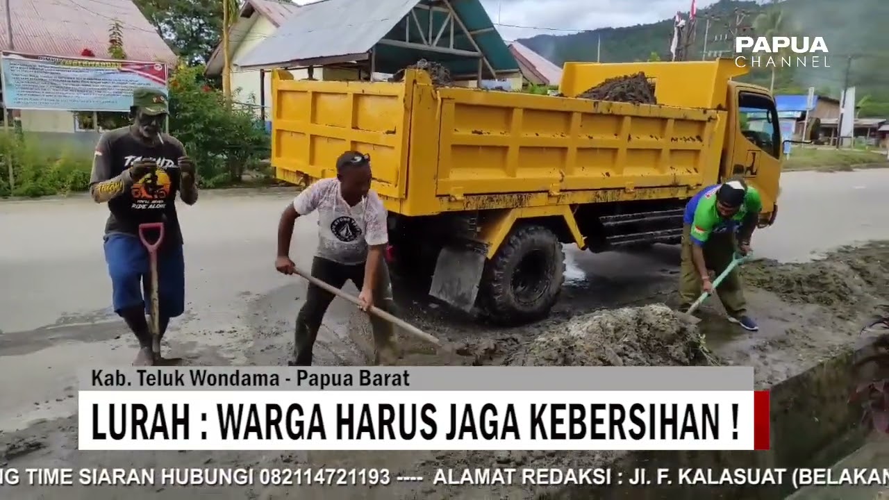 LURAH WASIOR : WARGA WONDAMA HARUS JAGA KEBERSIHAN !