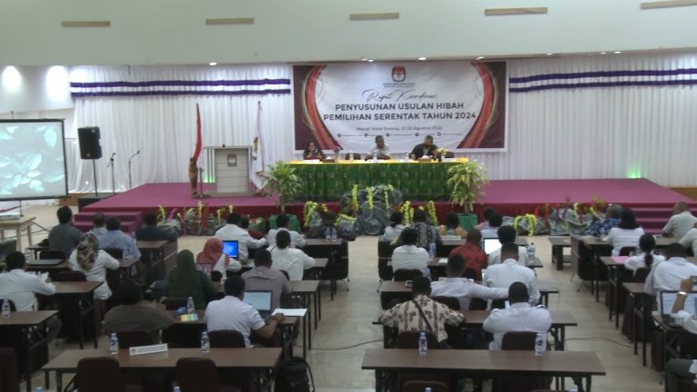 KPU Papua Barat Gelar Raker Pengusulan Dana Hibah Pemilu Serentak 2024