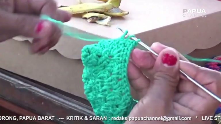 Diberi Pelatihan Merajut Noken, Masyarakat Sorong Berharap Ada Tindak Lanjut