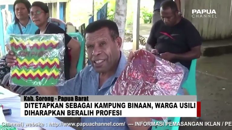 Ditetapkan Sebagai Kampung Binaan, Warga Usili Sorong Diharapkan Beralih Profesi
