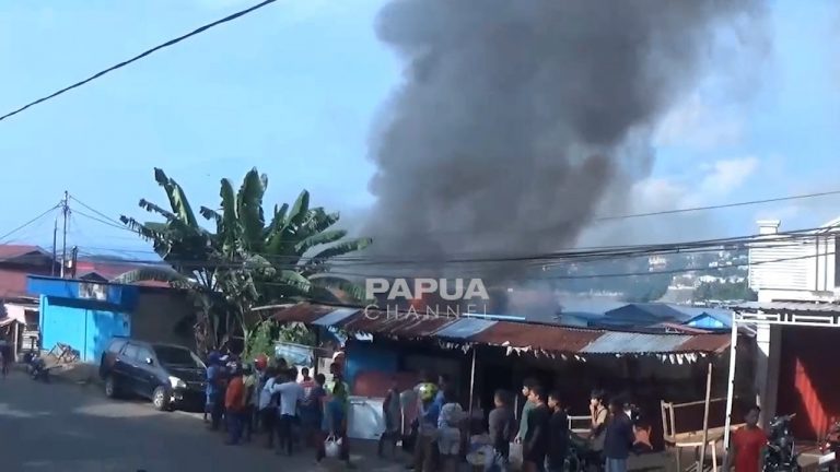 Kebakaran Di Dok-IX Jayapura, 16 KK Kehilangan Tempat Tinggal