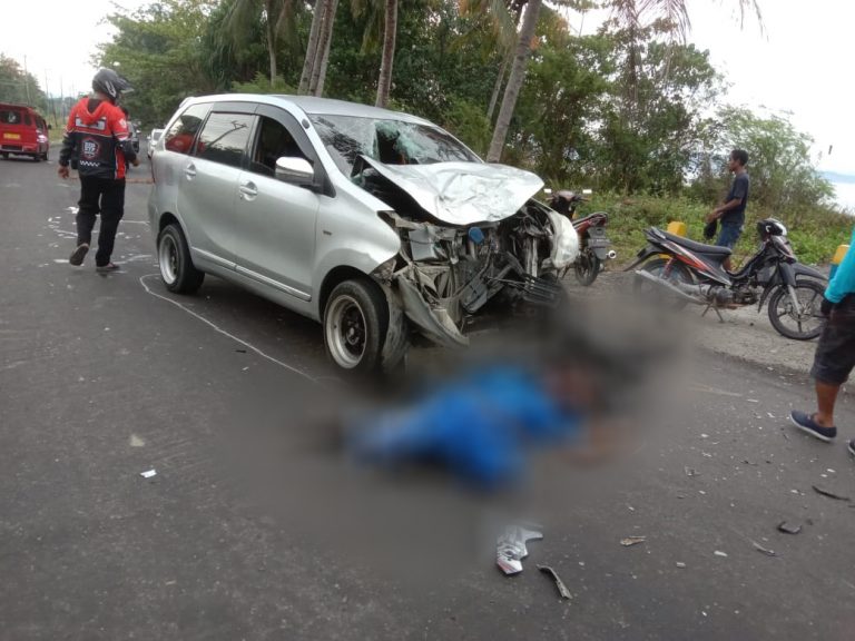 Laka Lantas Di Manokwari, Korban Meninggal Dunia Di Tempat Kejadian