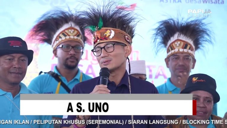 Menparekraf Sandiaga Uno Menilai Wisata Kampung Ugar Fakfak Berpotensi Ciptakan Kesejahteraan