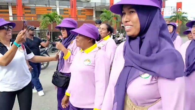 Sambut Hari Jadi Ke-23, DWP Bintuni Gelar Jalan Sehat Dan Senam Berhadiah