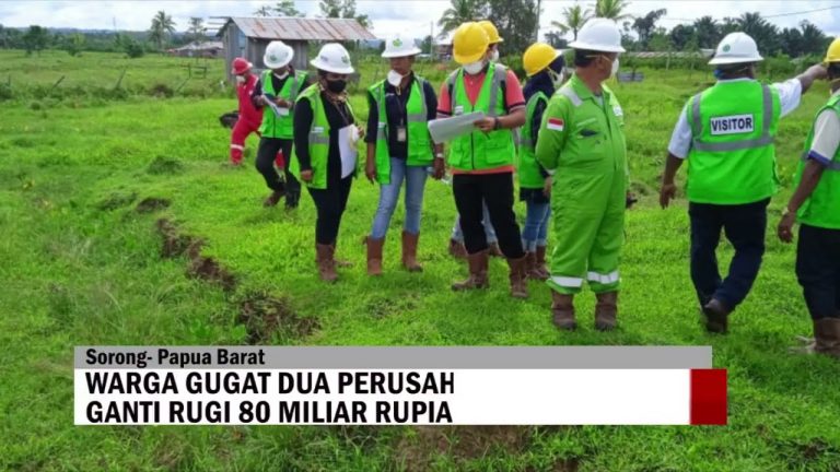 Warga Di Sorong Gugat Dua Perusahaan Migas Tuntut Ganti Rugi 80 Miliar Rupiah